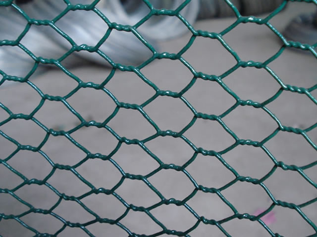 PVC Coated Mild Steel Hexagonal Wire Mesh
