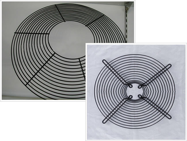 Welded Galvanized Steel Wire Grid Guards for Ventilation
