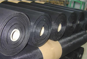 Black Iron Wire Mesh/Cloth Roll